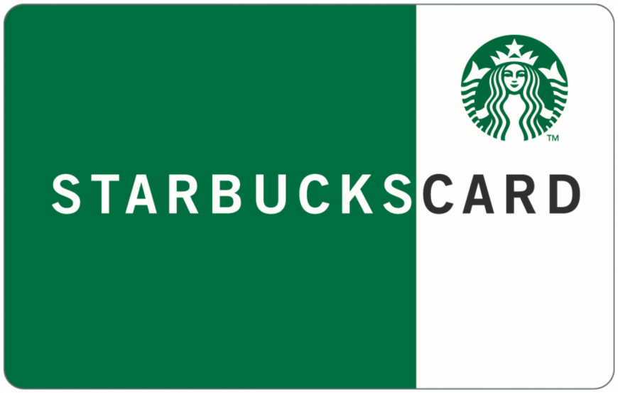 Starbucks e-gift card, provided by WEX