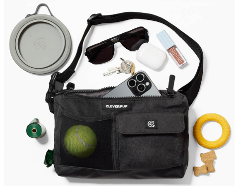 Pup Playpack (includes tennis ball sling, plush toy & collapsible travel bowl) by Pet Benefit Solutions